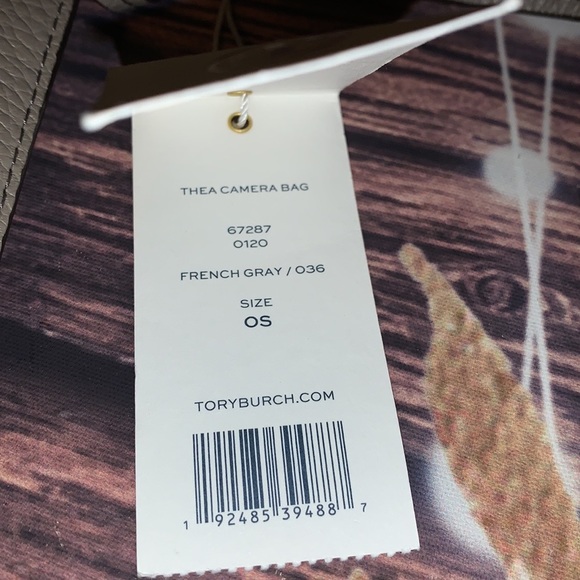 TORY BURCH THEA FRENCH GREY CAMERA CROSSBODY - Picture 4 of 10